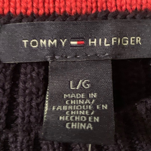 🔥NWT Tommy Hilfiger cableknit navyblue sweater 🔥 - Picture 5 of 8